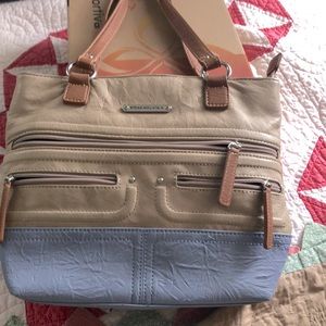 Stone Mountain leather organizer bag